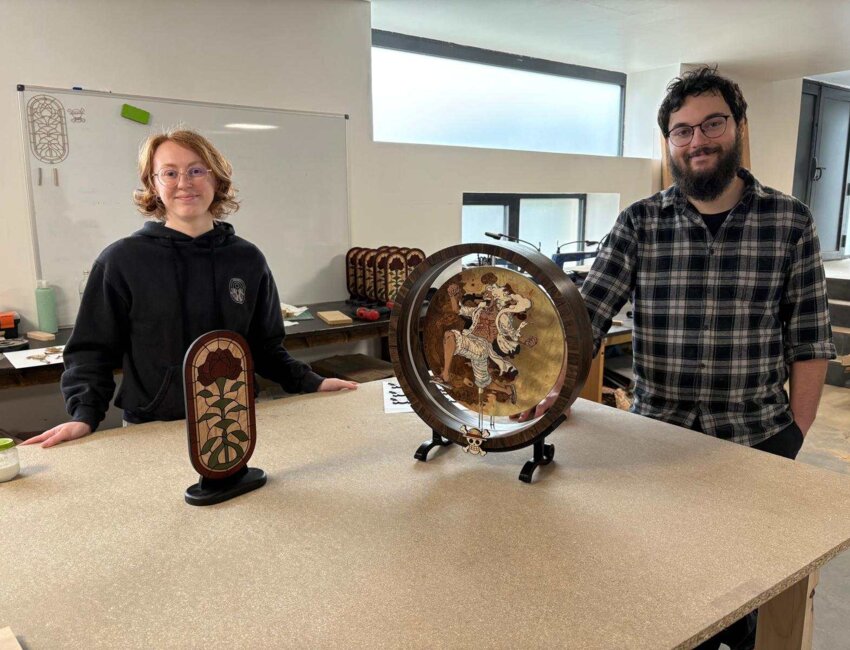 Atelier Pangea, l'art de la marqueterie de bois