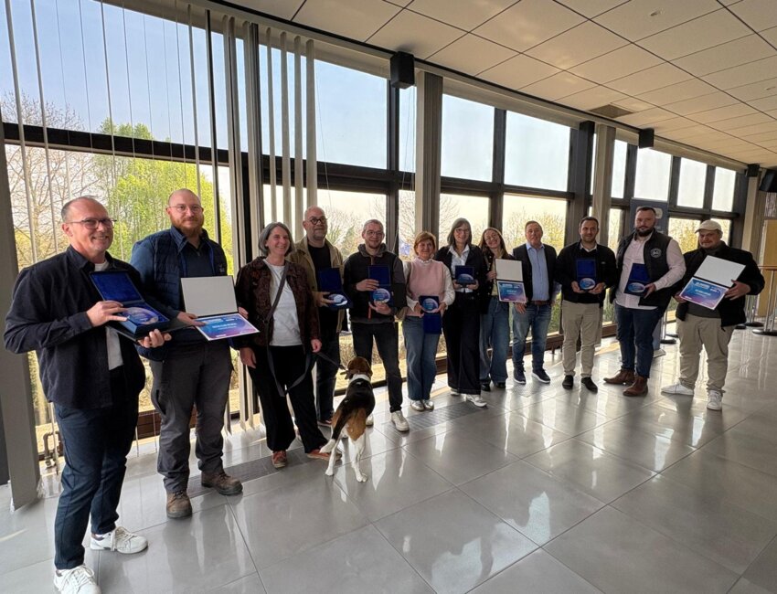 L'ensemble des commerçants distingués.