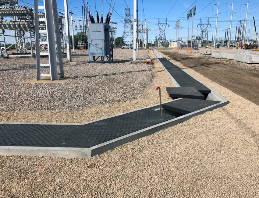 Les solutions composites proposées par Gefi couvrent des regards et des caniveaux dans différents secteurs d’activité. © GEFI