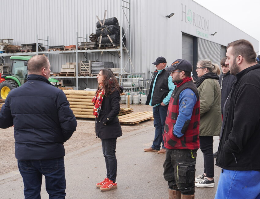 L’entreprise a ouvert ses portes, afin de promouvoir ses métiers dans le cadre de l’événement «le paysage recrute». © Aletheia Press / L. Peron Vranesic