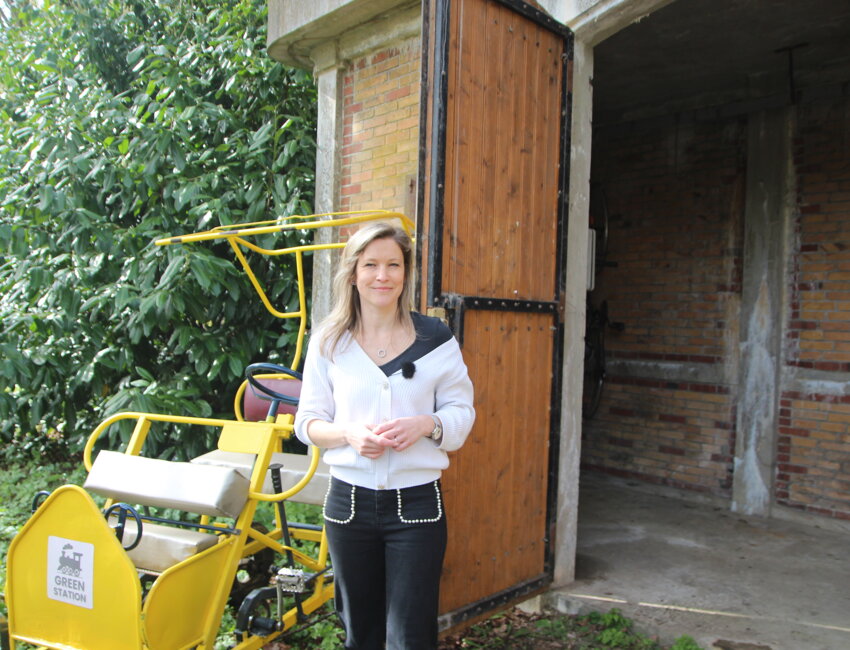 Un local est prévu à côté du gîte pour le stockage et l'entretien des vélos par les locataires. © Aletheia Press / B.Delabre