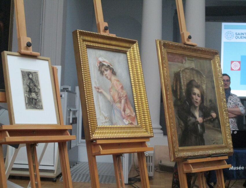 Les trois dernières œuvres acquises par le Musée ont été présentées lors de la soirée.