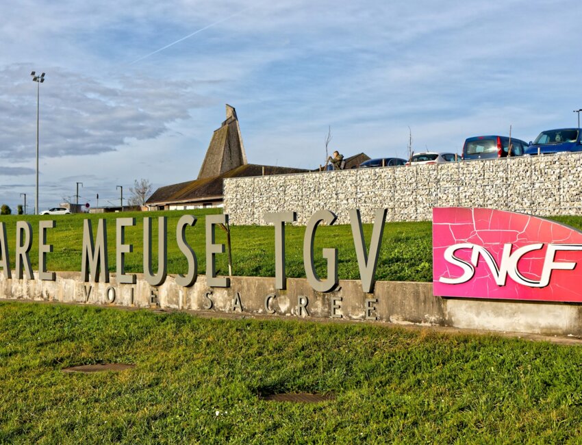 © Benjamin Prost- Avec 300 000 usagers en 2025, la gare Meuse TGV est un véritable succès avec des parkings toujours pris d'assaut