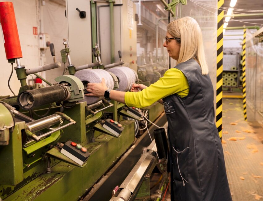 © Laurence Deleau- Bergère de France est la dernière filature intégrée de France