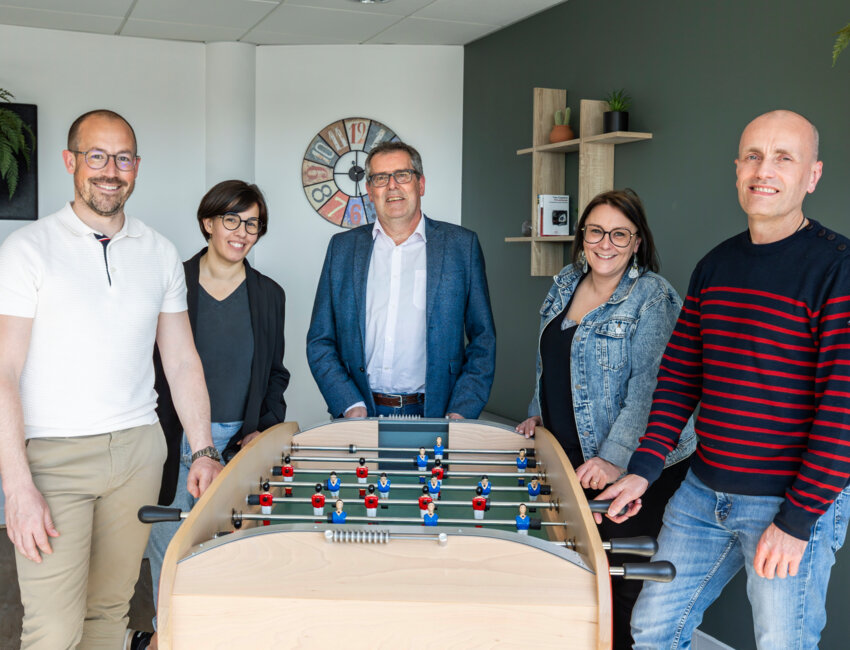 Une patie de l'équipe de CCMO Mutuelle. © Éloïse Le Névanic