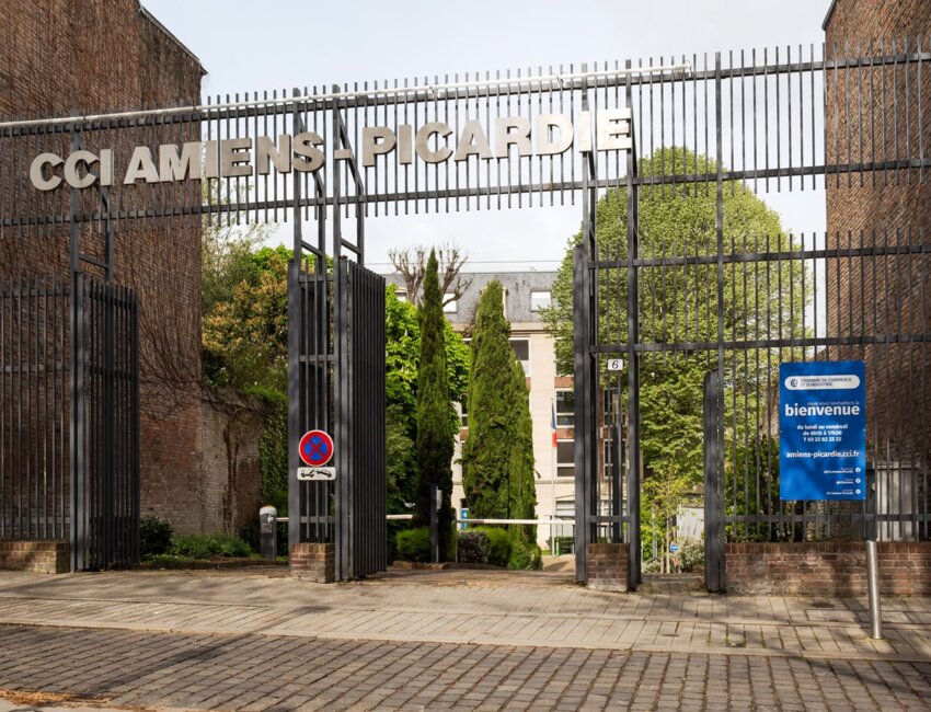 La Chambre de commerce et d'industrie à Amiens. © Cyrille Struy