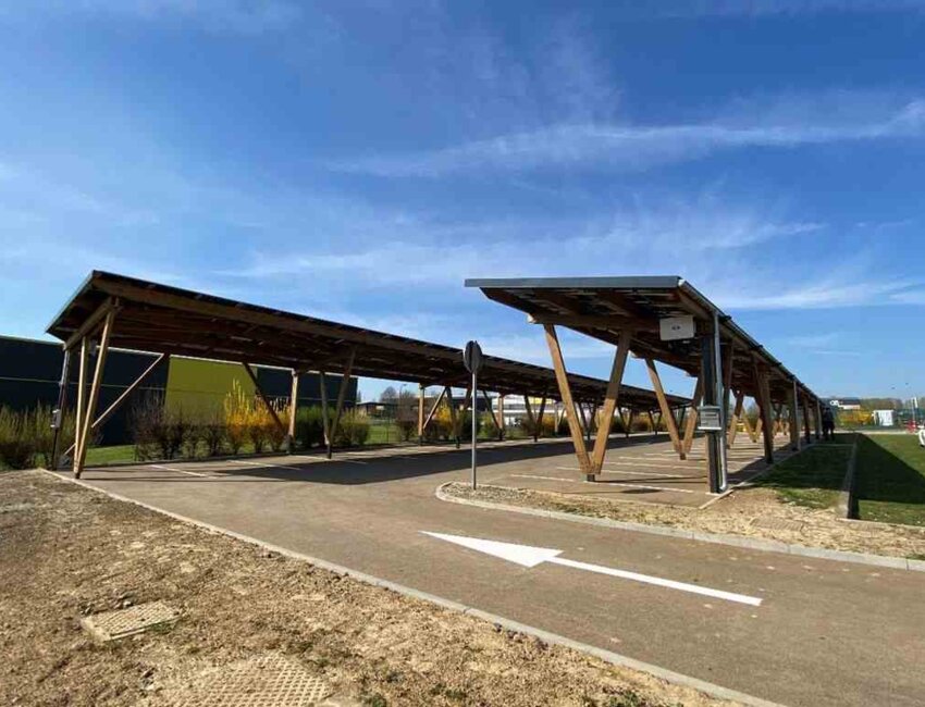 Un parking réaménagé. (c) CACTLF