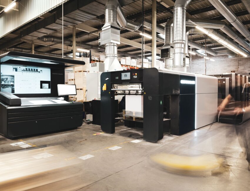 (c) Johann Marin-Thiery. Un investissement de près de 2 M€ pour cette presse offset nouvelle génération.