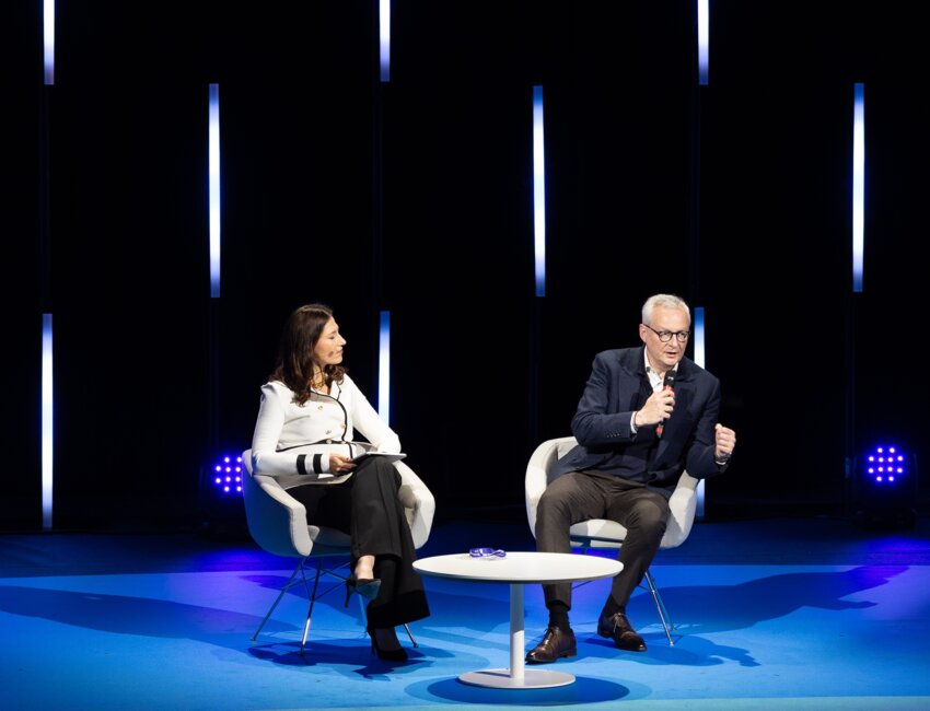 L'ancien ministre de l'Economie Bruno Lemaire était également présent. ©Léna Heleta