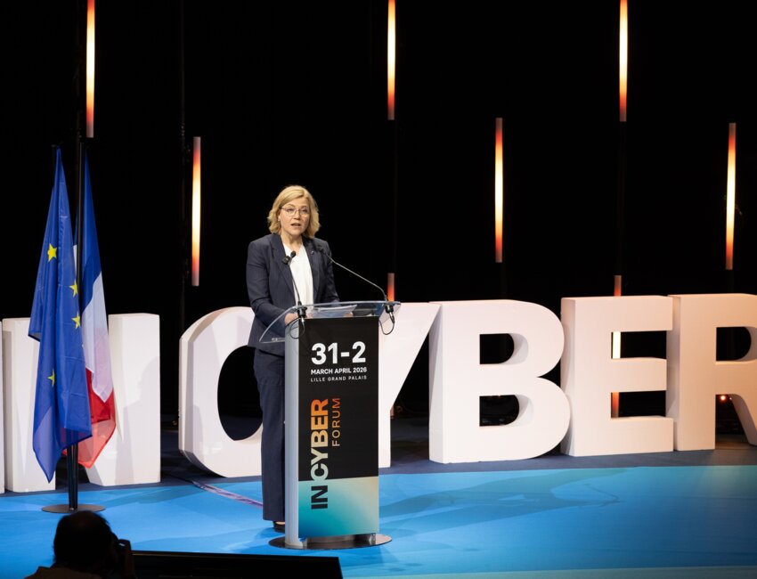 Henna Virkkunen, Vice-présidente exécutive de la Commission européenne chargée de la Souveraineté technologique, de la Sécurité et de la Démocratie. ©Léna Heleta