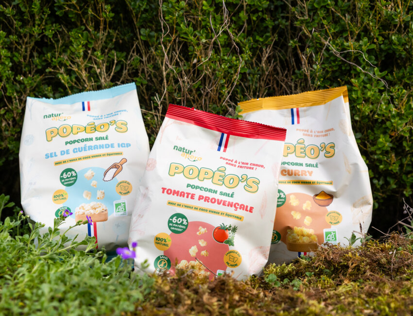 Les trois premières saveurs de POPEO’S. © Éloïse Le Névanic