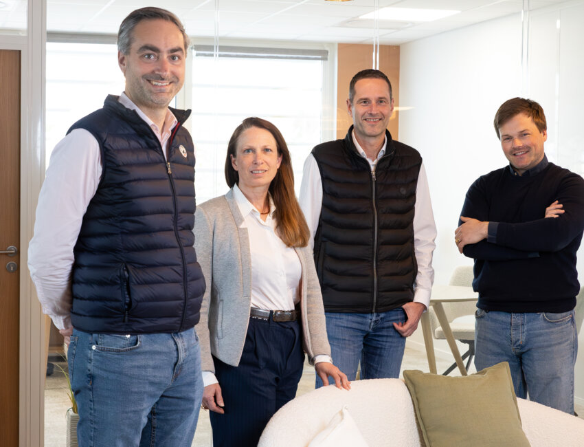 Une partie de l'équipe de Picardie Investissement.  © Éloïse Le Névanic