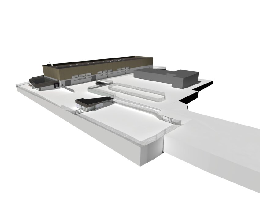 © EDF- Maquette du futur atelier de maintenance de Bure