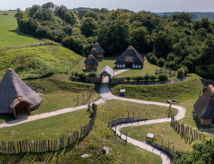 Le parc naturel et archéologique Samara à une quinzaine de kilomètres à l'ouest d'Amiens. © Somme Tourisme