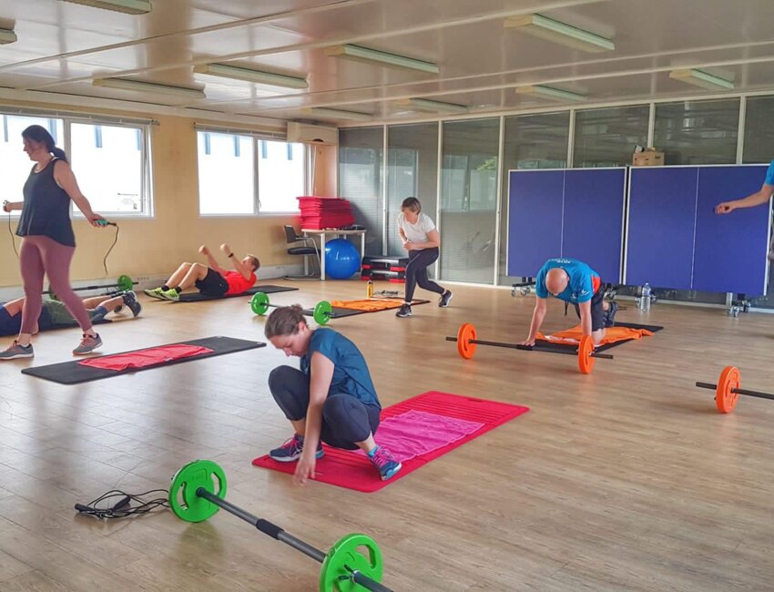 Le comité départemental Somme met en place des activités physiques d’entretien flexibles et adaptées dans les entreprises. © Ufolep 80