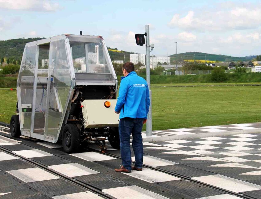 © Emmanuel Varrier. Sur le circuit d’essai, les capsules sont testées en conditions réelles