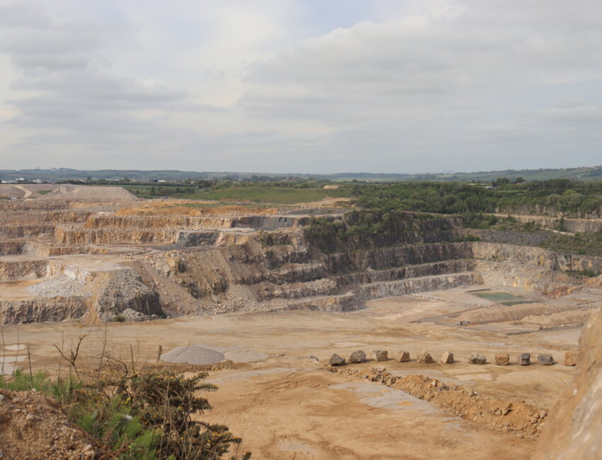 La carrière de Ferques s'étend sur 450 hectares. © Aletheia Press / E.Chombart