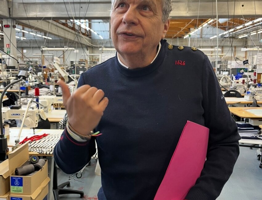 Luc Lesénécal, pdg de Tricots Saint James. Copyright SN APM.