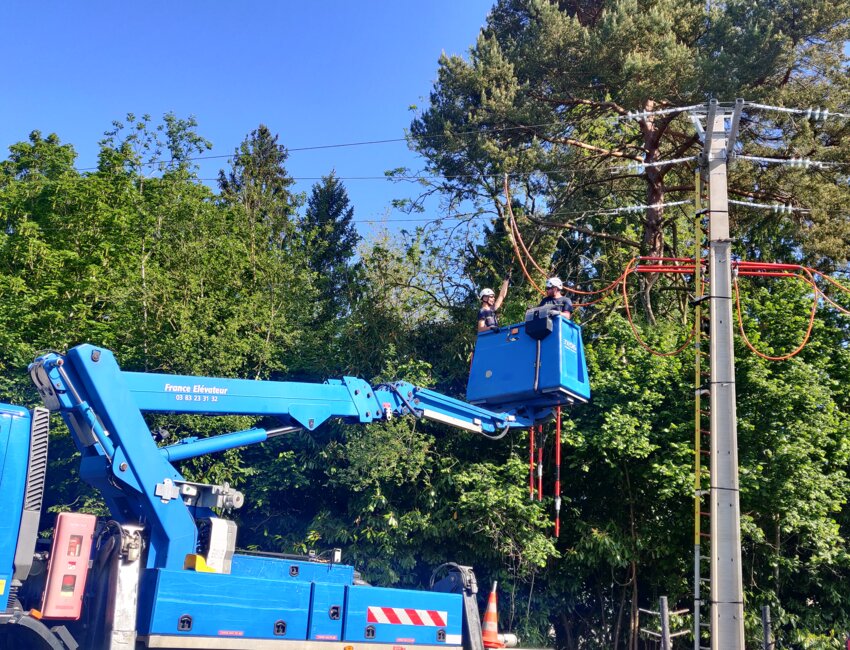 Enedis fait vivre près de 850 familles en Picardie, sans compter celles des 200 prestataires en Hauts-de-France qui travaillent entre 30 et 60 % pour le gestionnaire d'électricité. © Aletheia Press / DLP