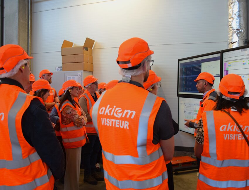 C’est dans le cadre des Semaines de l’économie Pévèloise que s’est déroulée la visite du site Akiem d’Ostricourt.