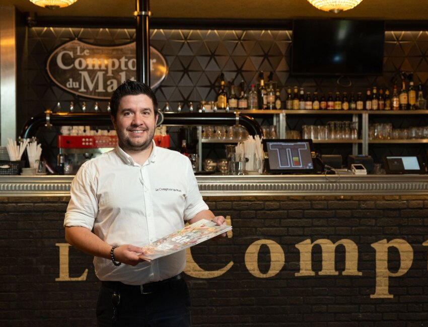 Alexandre Boivin, directeur du restaurant de Longueau, au sud-est d'Amiens. © Cyrille Struy