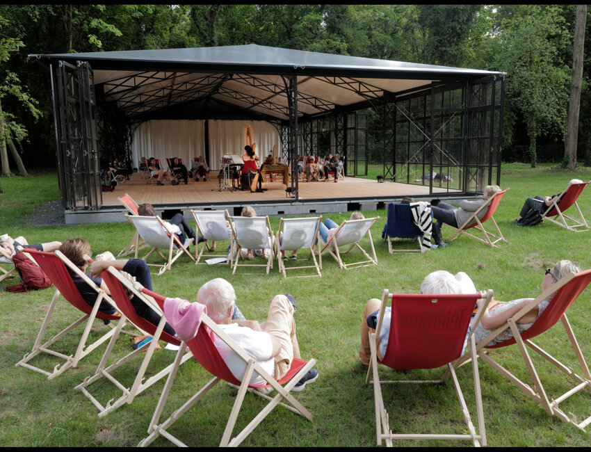 Le théâtre de verdure. © Festival des forêts