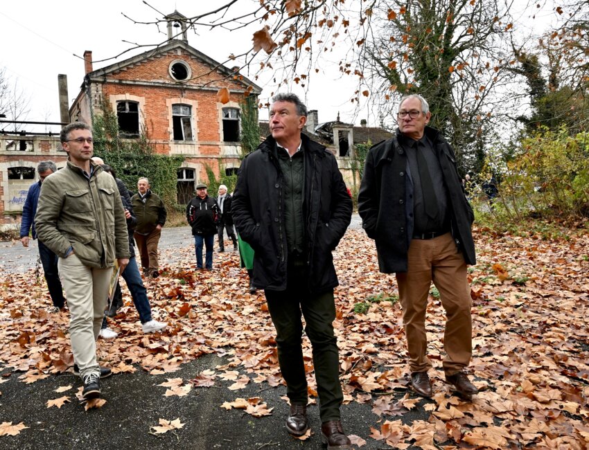 © Région Grand Est. Le président Franck Leroy s'est rendu sur site en novembre dernier.