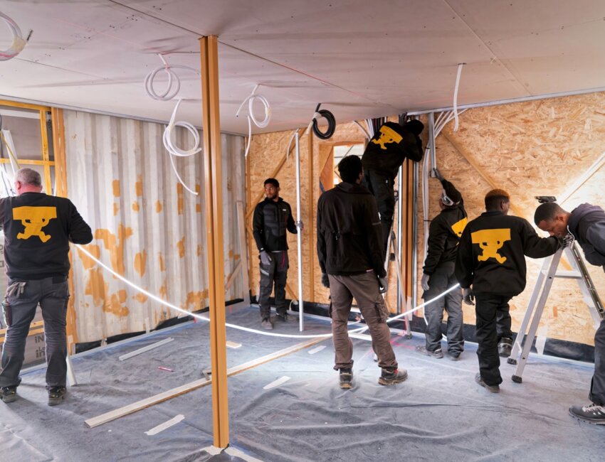 © Benjamin Prost- Une première session a été organisée pour dix apprenants dans les locaux de l’entreprise 1 2 3 Modules, à Chauvoncourt.