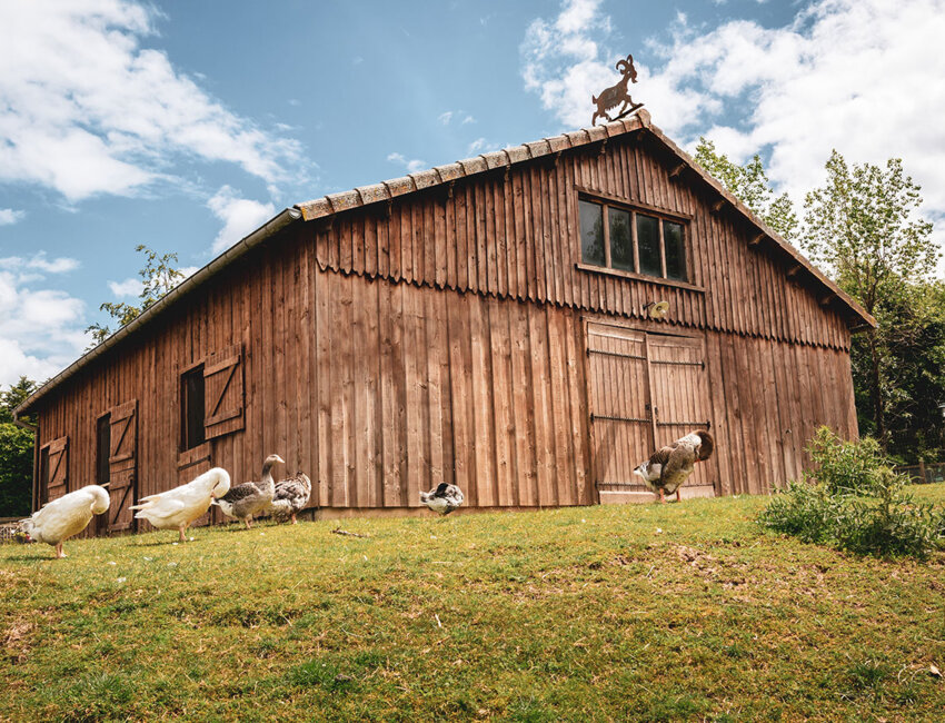 © Johann Marin-Thiery. Le domaine compte même sa propre ferme pédagogique.