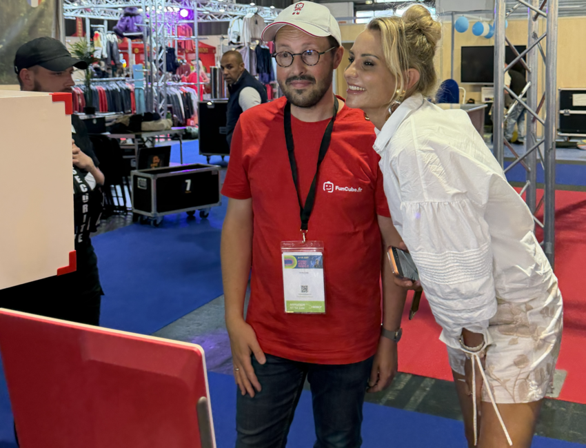 © FunCube. Elodie Gossuin, l’ancienne Miss France, conquise par le concept.