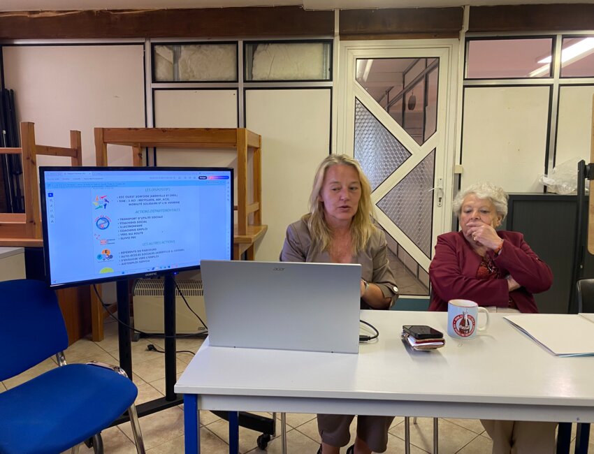 Linda Gaffet a présenté le bilan 2025.