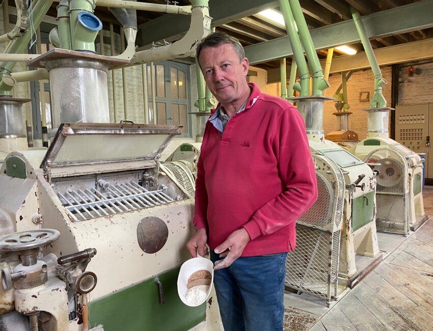 Les Moulins Riquier écrasent encore 1 500 tonnes de blé par an.