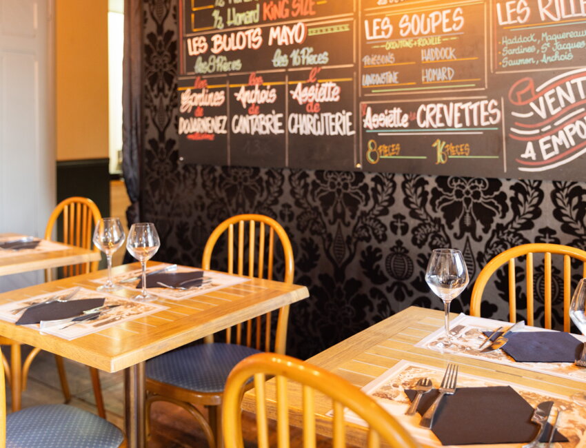 Le restaurant de fruits de mer La Bourriche. © Lena Heleta