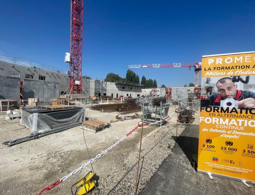 Les travaux, engagés début 2026, ont déjà franchi plusieurs étapes clés, notamment les phases de préparation du site et de fondations.