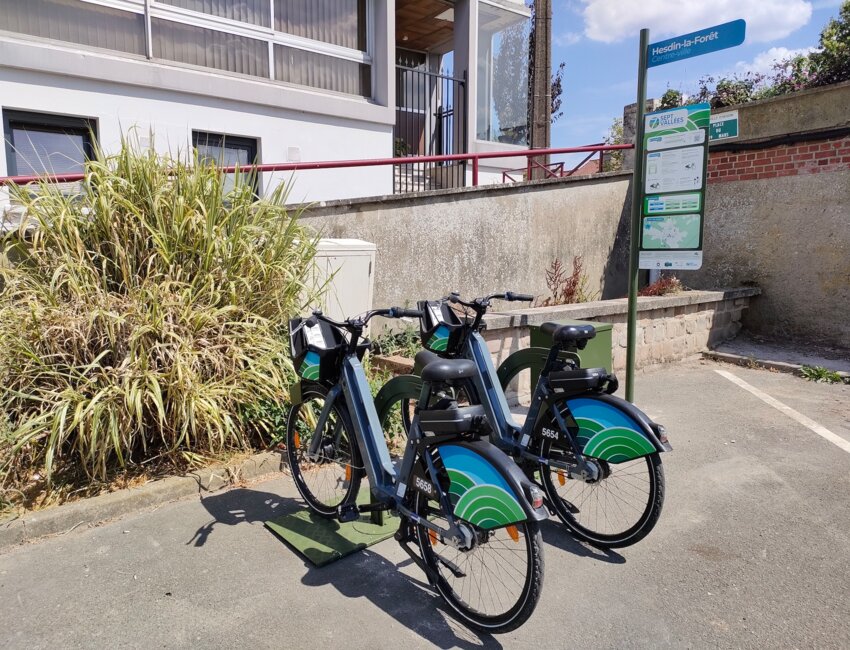 La station vélo d'Hesdin-La-Forêt Centre