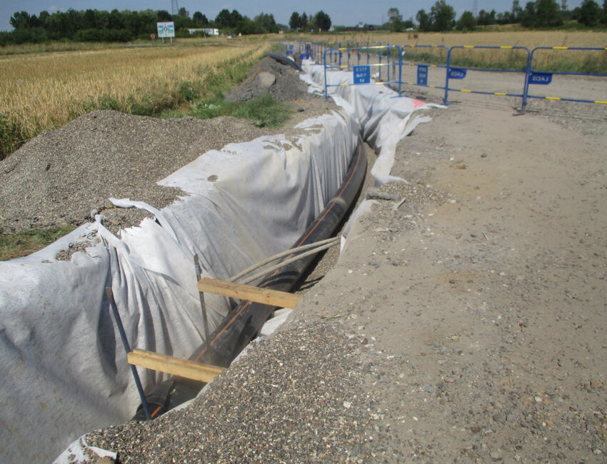 Plus de 3 km de canalisations seront posés pour établir la liaison entre les deux stations d’épuration de Tergnier et Chauny.