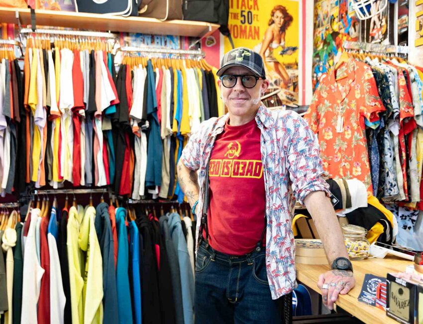 Nicolas Thouant dans sa boutique. (c) Marie-Line Waroude