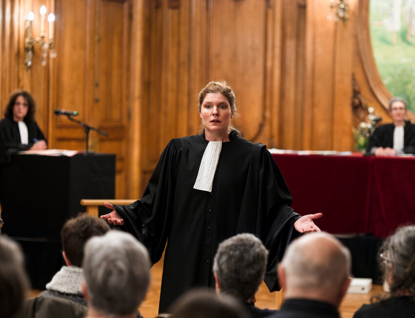 Le spectacle programmé au tribunal de Saint-Quentin questionne sur l’état du système judiciaire français.