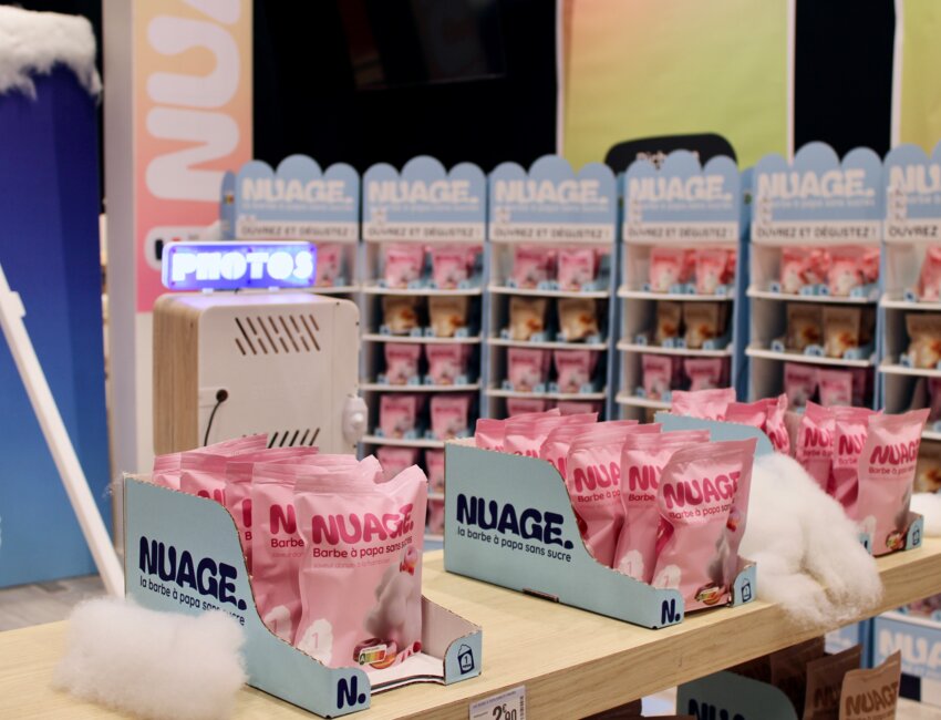 Les barbes à papa sans sucres vendues en grande distribution