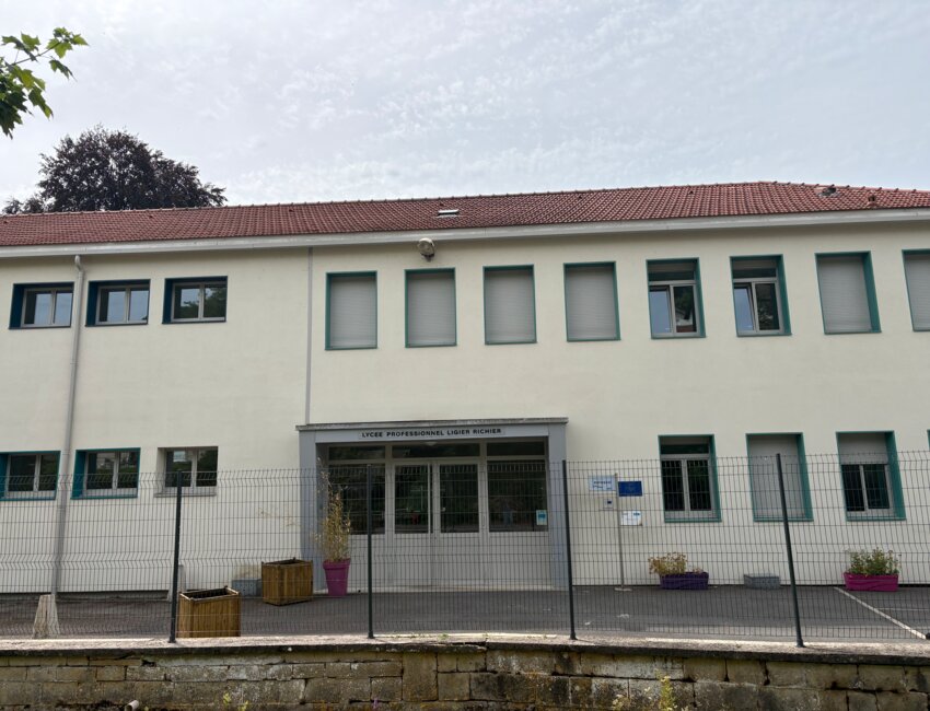 © Alexandra Marquet. Le lycée professionnel Ligier Richier accueille 230 élèves chaque année.