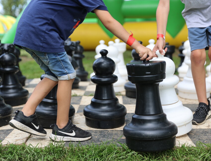 Les jeux picards sont appréciés par les familles. (Crédit photo Florence Heraud)