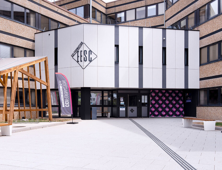© Laurence Deleau. C’est au cœur du campus 14M que sera dévoilée le 24 septembre la nouvelle identité de marque CCI Campus - Centre Grand Est.