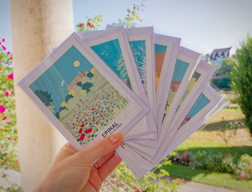 © Benjamin Prost. Les cartes postales, ses best-sellers.
