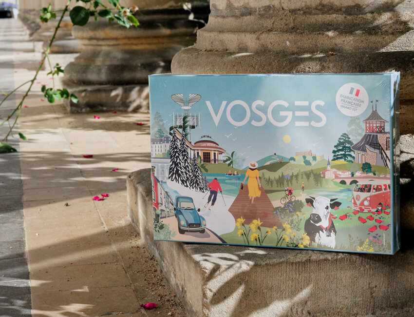 © Benjamin Prost. Un puzzle en hommage à toutes les richesses des Vosges.