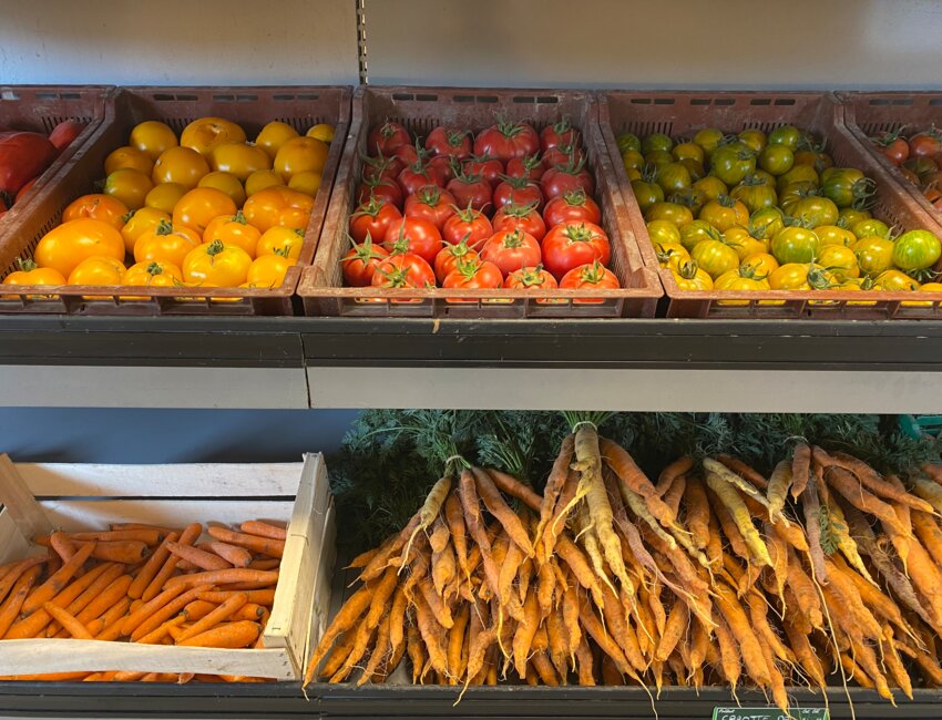 Des légumes récoltés à maturité.