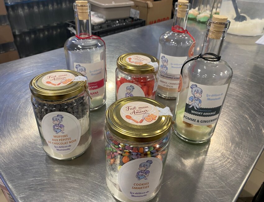 Une très petite partie de la gamme des Délices de Maminette.