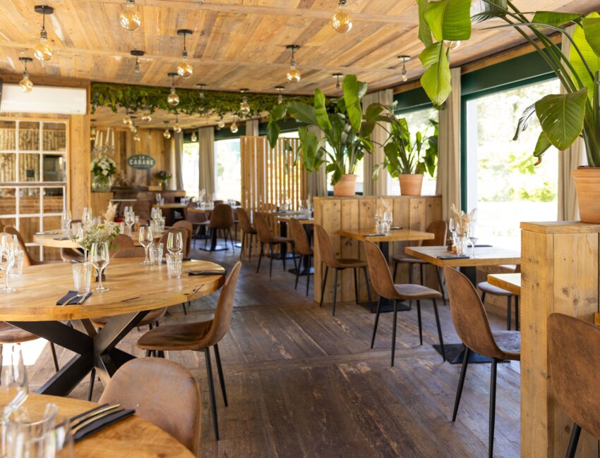 La Cabane, l'autre restaurant sur le site du Septentrion. ©Lena Heleta