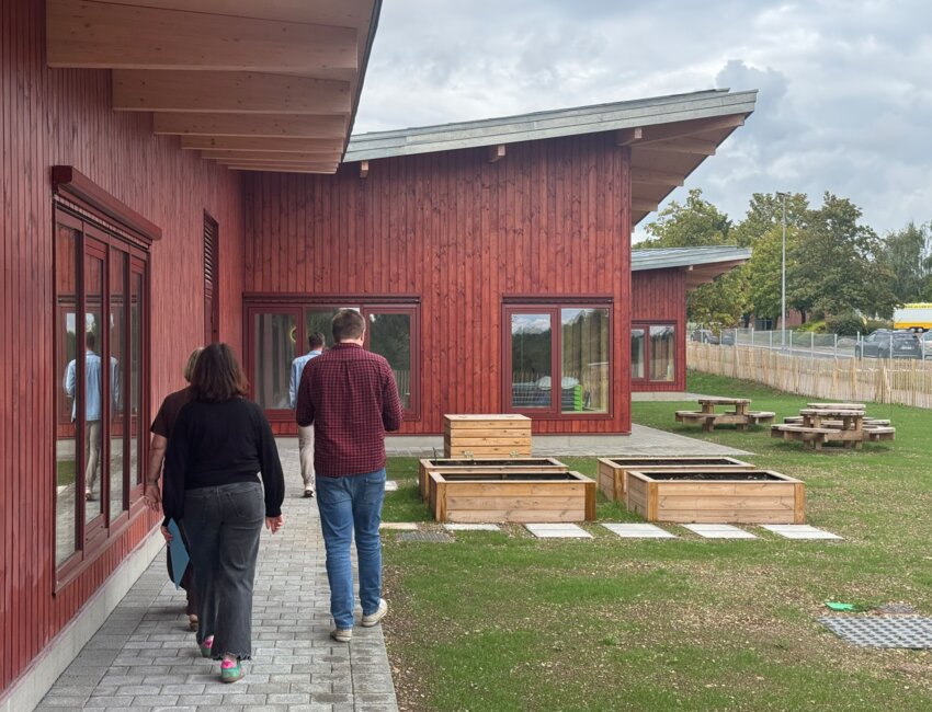 Une vue de l’école Emmanuelle Charpentier à Anzin-Saint-Aubin.