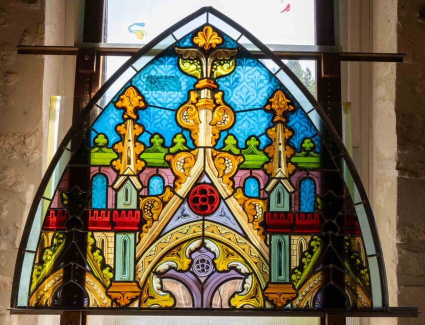 Les vitraux d’églises et de chapelles retrouvent leur éclat. (c) Marie-Line Waroude