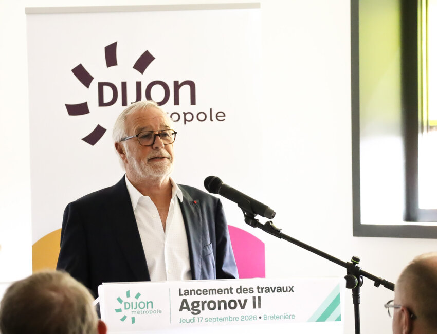 Discours de François Rebsamen, président de Dijon métropole ©Carine DUTHU.
